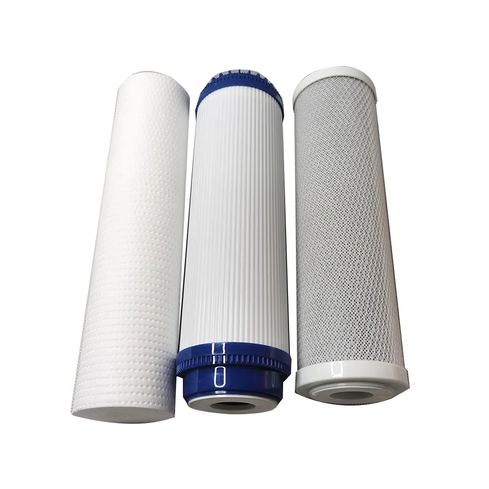 water treatment activated carbon cartridge filter 1 5 Micron PPF UDF CTO Filter Cartridge osmosis filter with 10 "inch length