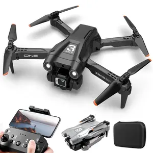 4K 480P WiFi HD ESC Dual Camera Rc Drone 2.4G 4CH Optical Flow Obstacle Avoidance Aerial Quadcopter Drone with Dynamic Light