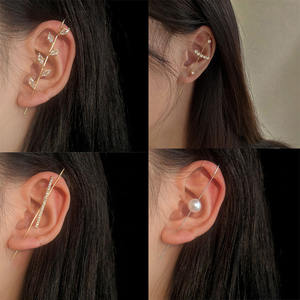 Pendientes de Gancho con <span class=keywords><strong>Agujas</strong></span> de <span class=keywords><strong>Acupuntura</strong></span> Auricular Personalizables, Versión Coreana, Populares, Ajustables y Modernos - Product Image 5