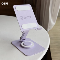 Logo Kustom Anti Goyang Lipat Penyangga Ponsel Tablet Meja Kantor Hadiah Promosi Penyangga Ponsel yang Dapat Disesuaikan