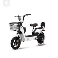 Vélo de ville électrique 48V avec moteur de moyeu arrière rapide Tube inférieur batterie électronique intelligente cadre en acier