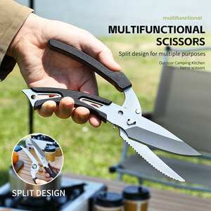 Đa chức năng Heavy-Duty kéo nhà bếp thép không gỉ gia cầm kéo ngoài trời có tính năng PP xử lý cho gia cầm xương gà - Product Image 5