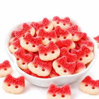 Bonbons Gélifiés Sucrés et Acidulés Fox Fruit Halal, Bonbons Mous en Gros, Fournisseurs de Gelées, OEM, Logo Personnalisé, Produits Comestibles de Chine