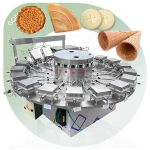 TrứNg CuộN nướng bánh mỳ thương mại Wafer dính đồng xu bột sử dụng Biscuit Snack Baker Ice Cream Cone các loại làm cho máy của Waffle