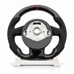 Volante de Fibra de Carbono para <span class=keywords><strong>Audi</strong></span> A3 <span class=keywords><strong>A4</strong></span> A5 A6 C7 C8 B8 B9 S3 S4 S5 RS3 RS4 RS5 RS6 RS7 R8 TT TTRS, Volante Personalizado - Product Image 4