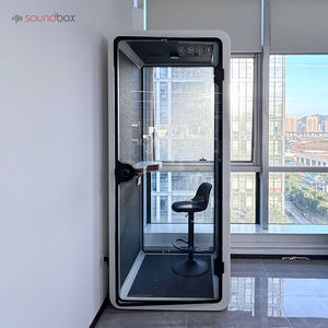 Cabina Telefónica Insonorizada Individual para Trabajar en Espacios Compartidos, Muebles para Oficina en Casa, Caja Silenciosa - Product Image 1