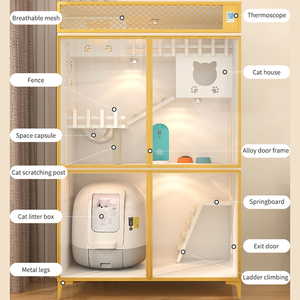 บ้านวิลล่าไม้เนื้อแข็งสุดหรูสำหรับสัตว์เลี้ยง ลดราคาพิเศษ - Product Image 3
