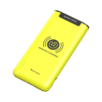 Batterie externe portable 6000 mAh à charge rapide sans fil, chargeur mobile haute capacité pour les professionnels, entrée DC 5W, sortie