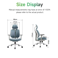 Chaise en PU à bon prix, design ergonomique, accoudoirs en PU réglables en 3D, dossier pivotant, appui-tête réglable en 2D