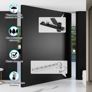 مفصلات أبواب خفية حديثة من الفولاذ المقاوم للصدأ قابلة للدوران 360 درجة مع سهولة التركيب للأبواب الخشبية - Product Image 4