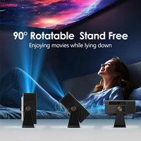 2025 nuevo A3W Mini portátil inteligente Android 11 nativo 1080P 4K 400 ANSI lúmenes cine Video LCD proyector de cine en casa para dormitorio