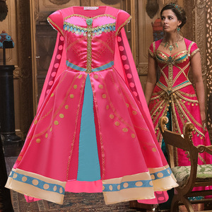 <span class=keywords><strong>Aladdin</strong></span> Magic Lamp <span class=keywords><strong>Jasmine</strong></span> Princess Dress <span class=keywords><strong>Niñas</strong></span> <span class=keywords><strong>Disfraz</strong></span> <span class=keywords><strong>de</strong></span> Cosplay <span class=keywords><strong>para</strong></span> niños <span class=keywords><strong>para</strong></span> Halloween - Product Image 3