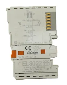 BECKHOFF EL3022 | EtherCAT Terminal, 2-channel analog input, current, 4-20 mA, 12 bit, differential