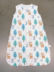 Saco de Dormir Ligero, Suave y Transpirable de Bambú y Spandex sin Mangas para Niños y Niñas, con Cierre de 2 Vías - Product Image 3