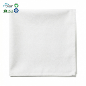Servilletas de Cena Blancas Lavables al por Mayor, 18x18 Pulgadas, Impermeables, Ecológicas, de Poliéster/Algodón, Color y Tamaño Personalizables para Hostelería - Product Image 1