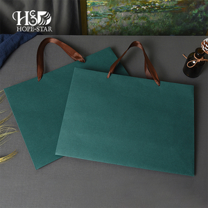 Mua sắm Trắng đầy màu sắc phẳng bông sợi dây thừng xử lý tùy chỉnh Quà Tặng màu trắng túi giấy với logo - Product Image 3