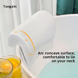 Pierre artificielle moderne <span class=keywords><strong>baignoire</strong></span> incurvée oreiller de bain <span class=keywords><strong>appui</strong></span>-<span class=keywords><strong>tête</strong></span> PVC PU <span class=keywords><strong>ventouse</strong></span> suspendu pour un usage domestique hôtels offre confortable - Product Image 1