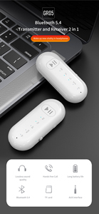 Émetteur-récepteur Bluetooth 5.4 <span class=keywords><strong>pour</strong></span> avion, adaptateur <span class=keywords><strong>sans</strong></span> <span class=keywords><strong>fil</strong></span> 2-en-1 <span class=keywords><strong>pour</strong></span> écouteurs, essentiels de voyage, AUX 3,5 mm <span class=keywords><strong>pour</strong></span> TV de vol, autoradio - Product Image 2