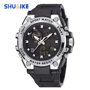 SHUAIKE 954 New Men's Sports <b>Digital</b> Watch Silicone Strap Waterproof Luxury Electronic Watch Impact <b>Clock</b> Watch - Product Image 1