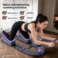 Nouvelle conception de machine à ramper en acier ABS, silencieuse, réglable, portable, pour la perte de poids et le remodelage corporel à domicile