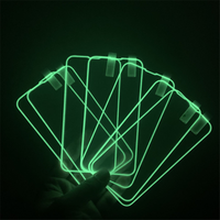 Protection d'écran en verre trempé lumineux, lumière nocturne, dureté 9H, épaisseur 0,33 mm, anti-reflets, haute transparence pour 13 Pro