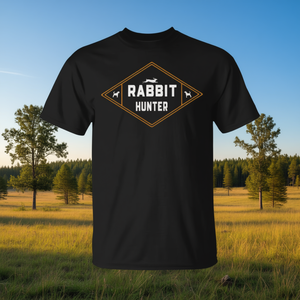 T-Shirt Cacciatore di Conigli a Maniche Corte, Girocollo, Unisex per Adulti, Abbigliamento Promozionale, Regalo per Appassionati di Caccia - Product Image 2