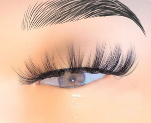 Dính Nga Curl lông mi với các loại khác nhau tự nhiên Dải Lông mi trông giống như phần mở rộng Faux Mink lông mi bán buôn - Product Image 5