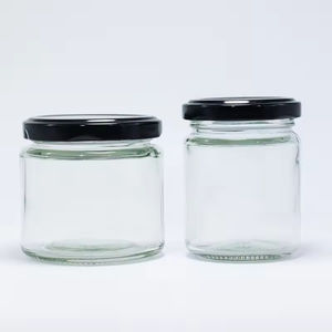 Frascos de Vidrio Transparentes de Boca Ancha para Conservas, Miel, Mermelada, Encurtidos y Salsas, con Tapa Metálica, 250 ml, 500 ml, 8 oz, 16 oz, en Oferta - Product Image 5