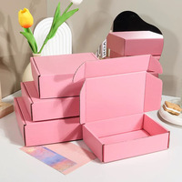 Großhandel Rosa Wellpappe-Kartons mit Schaumstoffeinlage Anpassbare Nachhaltige Verpackung für Süßigkeiten, Schuhe und Kleinunternehmen