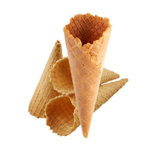 Biscuits gaufrettes coniques longs de qualité supérieure, rouleaux de charbon noir pour glaces en spirale, pour cornets de glace - Product Image 2