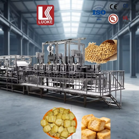 Ligne industrielle automatique de fabrication et de farçage de boulettes de tofu en SUS304 – Équipement complet pour la production de sacs Fuku farcis