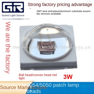 Chip LED SMD 5054 de Alta Potencia con Luz Roja, 120 Lm/W de Eficacia Luminosa y 60-120 lm de <span class=keywords><strong>Flujo</strong></span> Luminoso - Product Image 3