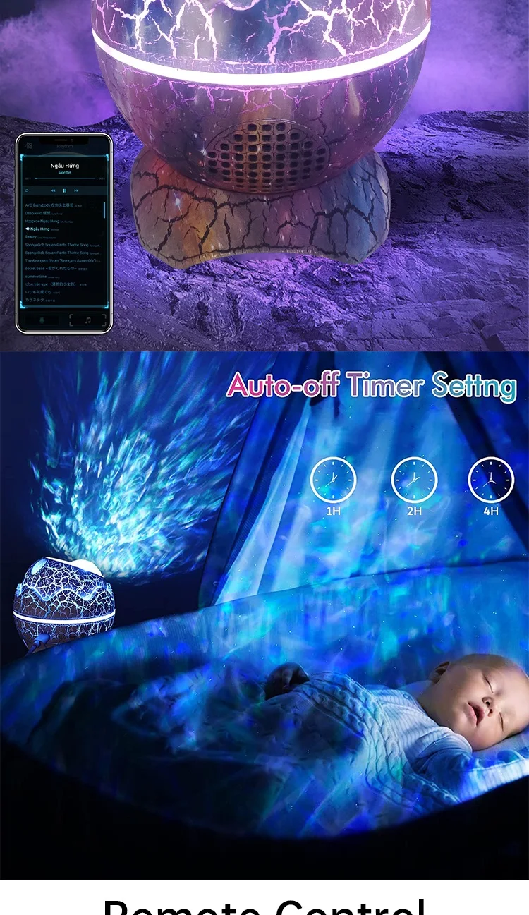 Alibaba Hot Selling Remote Controlled LED Laser Galaxy Sky Nebula Projector Aurora Star Starry Night Light Projector