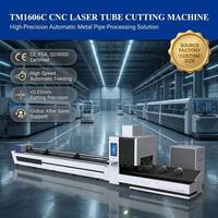 Máquina de Corte Láser de Fibra CNC Tianchen TM120 de 12KW para Tubos Redondos y Cuadrados