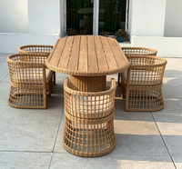 Ensemble de table et de chaises de bistrot d'extérieur Prima Premium, en aluminium léger, pour petit balcon ou jardin