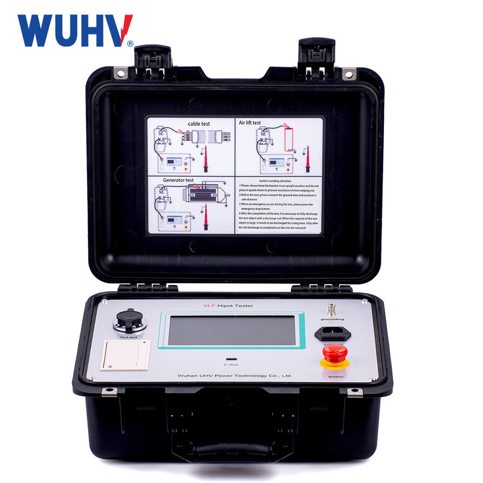 VLF 30kV Portable VLF High Voltage Tester AC Hipot Test Set Ac Cable ...