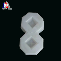 Moule de pavage en plastique RF PP, pour la route, carreaux de brique de couleur moulée, moule en plastique, moules de bloc de brise carré