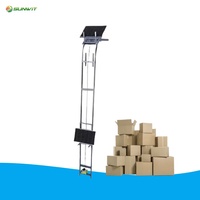 6m 7m 8m 9m Mobile Électrique En Alliage D'aluminium PV Panneau Solaire Ascenseur Palan Échelle De Piste Pour La Construction D'entrepôt