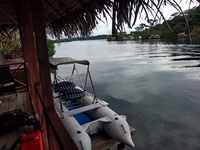 Kayak gonflable en PVC de 15,4 pieds avec fonction de dérive, capacité de 6 personnes, canoë ponton, bateau pneumatique