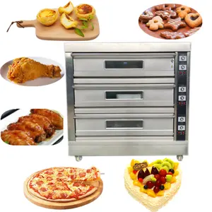 Malaysia breakfast machine electric oven bakery equipment new york 2 deck gas baking oven (whatsapp:008618339739202)