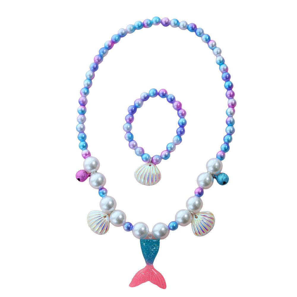 2# blue fishtail 2 piece set [transparent bag]]