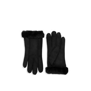 Gants en cuir pour hommes et femmes, chaud, en fourrure d'agneau, classique, de conduite, en cuir, à la mode, avec Logo personnalisé - Product Image 3