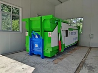 Compacteur de déchets industriels RNKJ, compacteur hydraulique de déchets, compactage haute densité, station de traitement des déchets mobile