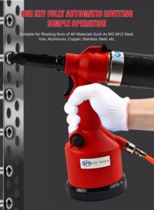 Khóa hiệu quả, tiết kiệm thời gian và tiết kiệm lao động khí nén Nut đinh Súng được sử dụng trong dây chuyền sản xuất ô tô - Product Image 2