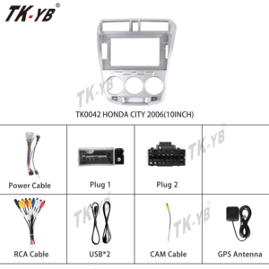 Màn Hình Âm Thanh Xe Hơi Android Radio Phổ Quát Dây Fascia Khung Và Cáp Màn Hình Xe Hơi Khung Cho Honda Màn Hình Xe Ô Tô Bảng Điều Khiển - Product Image 4