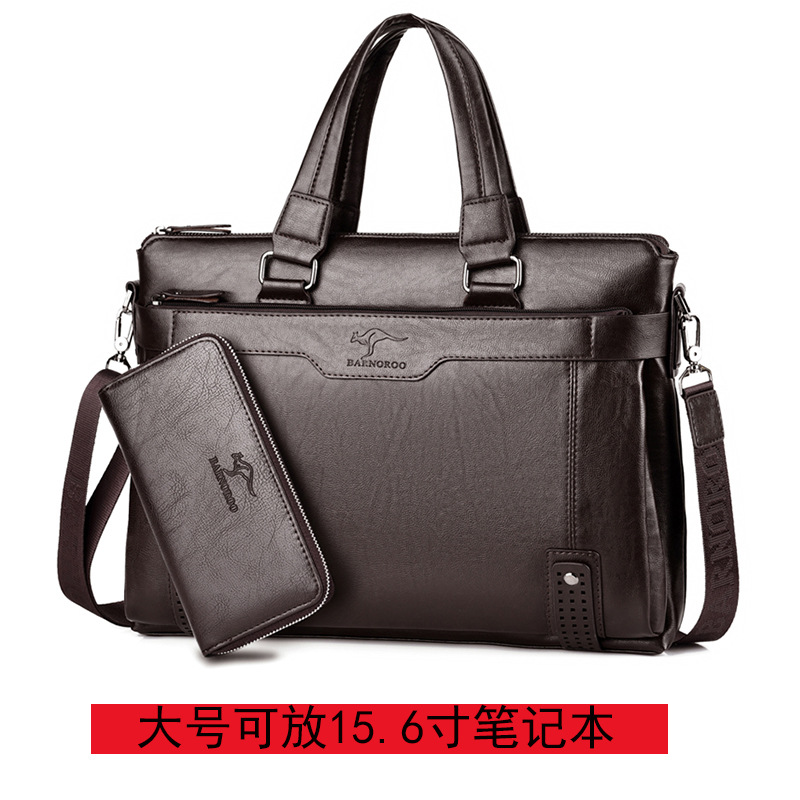 Borsa marrone taglie forti 6001-6