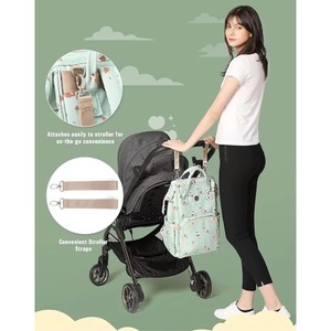 Muestra gratuita de mochila pañalera multifuncional con puerto de carga USB - Product Image 5