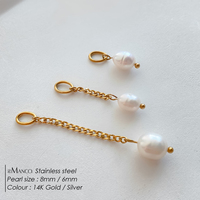 Pendentifs Breloques Perles d'Eau Douce EMANCO pour la Fabrication de Colliers, Accessoires DIY, Bijoux Populaires, Assortiment pour Bracelets