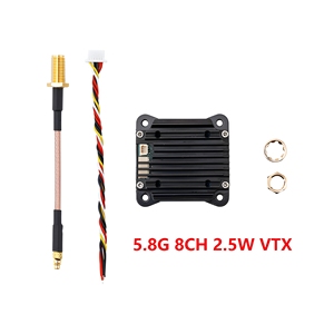 Transmisor de Video FPV de 5.8GHz y 2.5W, Módulo VTX de 8 Canales, Video Analógico con Conector SMA para Drones Multirrotor FPV - Product Image 1