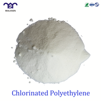 Matières premières plastiques : Polyéthylène chloré CPE135, 35 % de chloration, 97 % de pureté, marque Maijisen pour revêtements de sol SPC